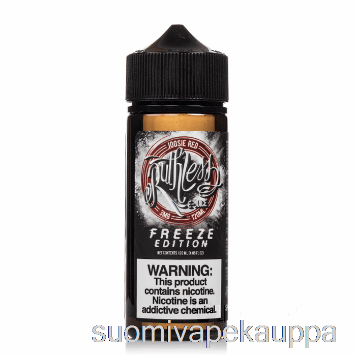 Vape Kauppa Joosie Red - Freeze Edition - Ruthless Vapor - 120ml 3mg